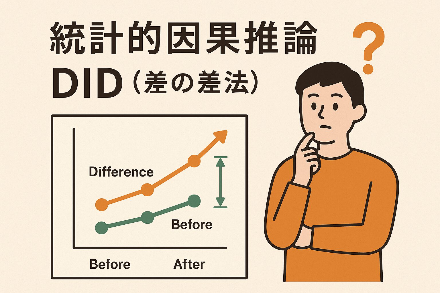 統計的因果推論とDID（差の差法）とは？